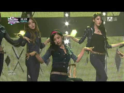 131010 M Countdown 나인뮤지스(9Muses, Nine Muses) - Intro + Gun