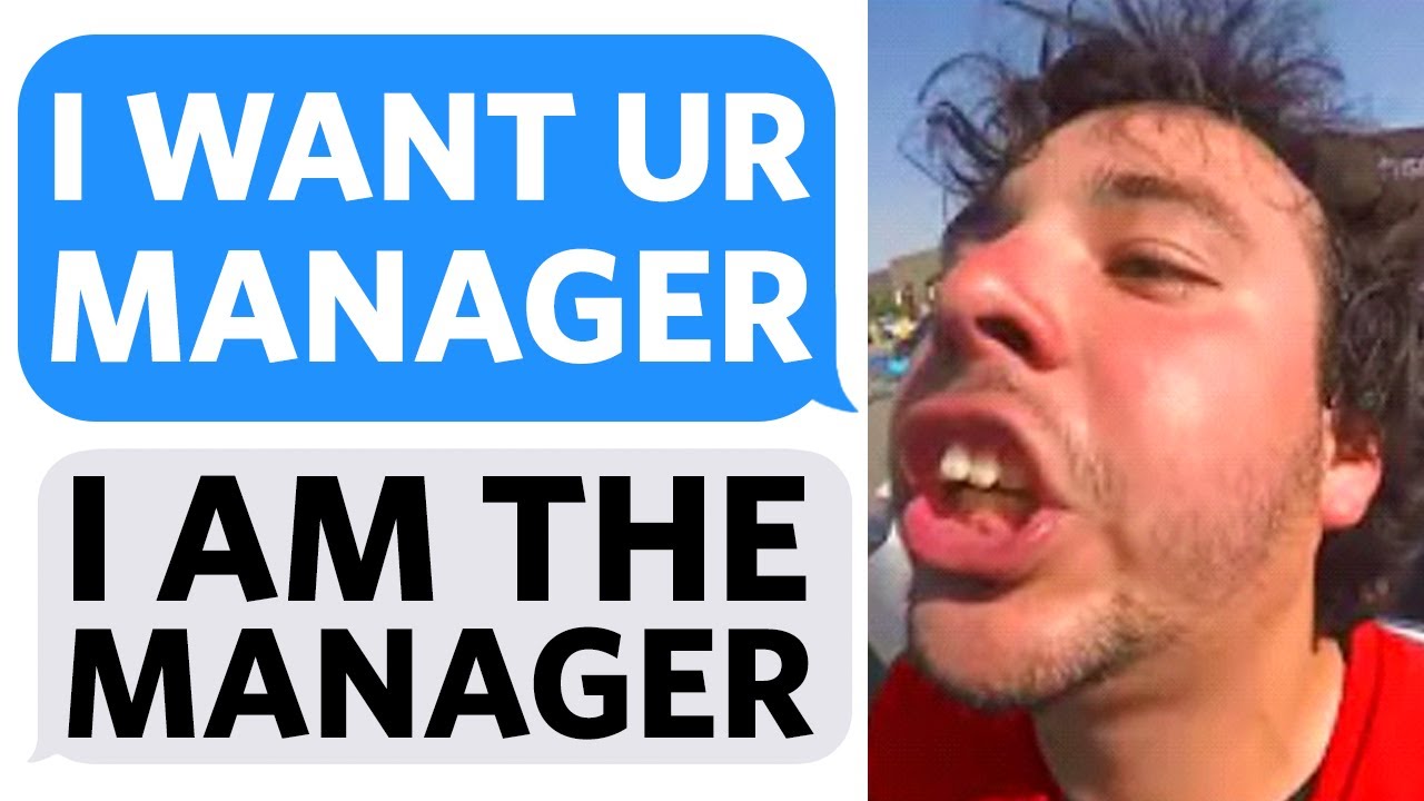 Male Karen DEMANDS to see the MANAGER...but he doesn't know that I AM THE MANAGER - Reddit Podcast