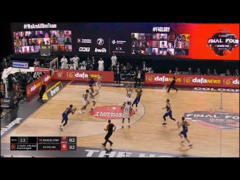 Barcelona vs Olimpia Milano 84-82 Euroleague Final Four Semi-Final Higgins game-winner. (28/05/2021)