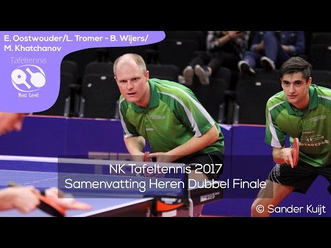 E. Oostwouder/L. Tromer - B. Wijers/M. Khatchanov | NK Tafeltennis 2017 FINALE