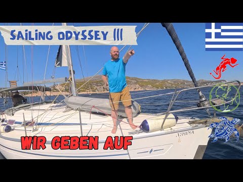 Segeltörn Teil 3 I Griechenland I Meltemi I Oktober I Höhlen I Gräber