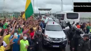 BOLSONARO COM A POPULARIDADE EM ALTA E O POVO GRITA FORA RENAN BOLSONARO EM MACEIO