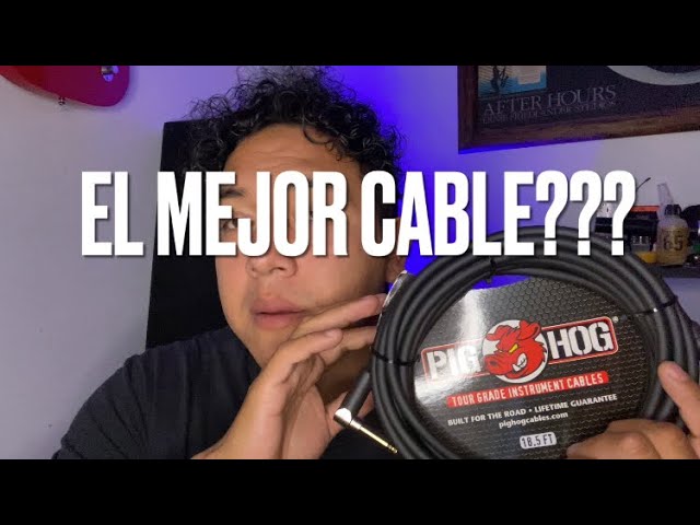 Vídeo relacionado con Pig Hog Hex Serie Silent - Cable para instrumentos (con interruptor de señal, 5,67 m/18,6 pies, 6,35 a 1/4")