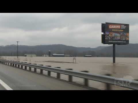 03-01-2021 Powell County, KY - Red River looks like an Ocean