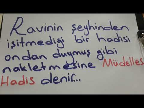 MÜDELLES HADİS