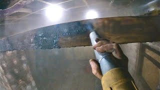 SandBlasting clips and fixing front brakes of my iveco daily 72c180