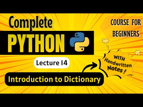 Dictionary In Python With Example Python For Beginners Lecture 14