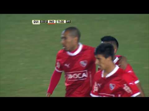 Gol de Vera. Quilmes 0 - Independiente 2. Fecha 16. Primera División 2016.