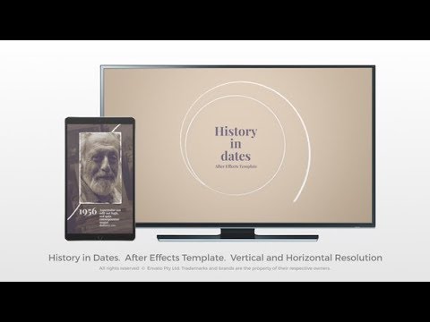 History in Dates - History Memory | After Effects template