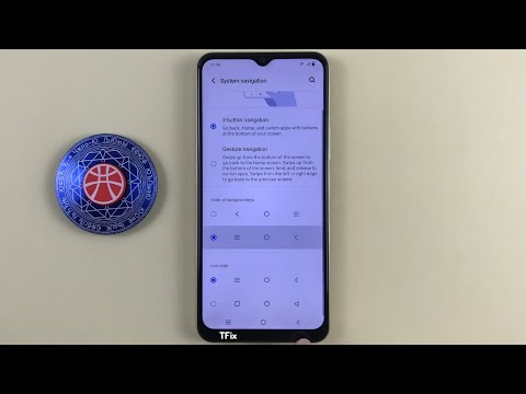How to change the style and position of the buttons on the navigation bar on Vivo Y16 Android 12