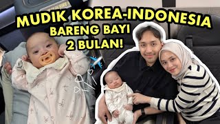 Download lagu MUDIK KOREA-INDONESIA ✈️ BARENG BAYI 2 BULAN! 😳 TAKUT BANGET REWEL DI JALAN 😭 mp3