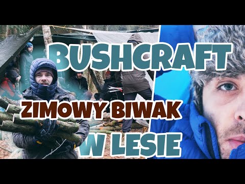 Przetrwanie w Zimowym Lesie: Bushcraft, Ogień i Ewakuacja | Vlog Survivalowy