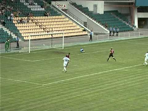 Гол Сергея Козека в ворота "Витебска"