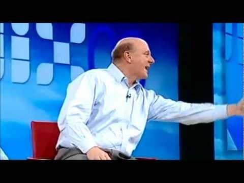 , title : 'Steve Ballmer Going Crazy on Stage'