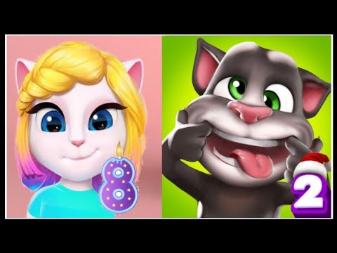 My Talking Tom 2 VS My Talking Angela 2 - Mobile Gameplay by Tom Cat #30