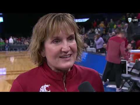 WSU WBB: Kamie Ethridge Pac-12 Tournament Cal Postgame 3/1/23
