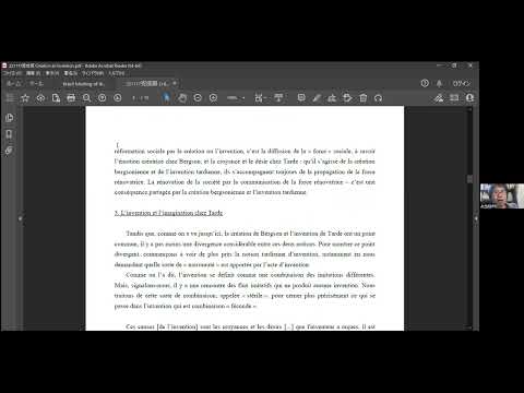 2022 Global Bergsonism Research Project — Jo KASAGI: Création et invention