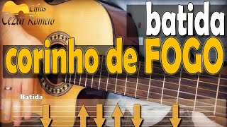 Aula de Violão GOSPEL - Corinho de Fogo Ritmo BATIDA Fácil