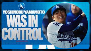 Yoshinobu Yamamoto strikes out 7 and retires 20 straight Mets batters in superb start ???? | 山本由伸ハイライト