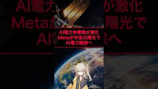 AI電力争奪戦が激化！Metaが宇宙太陽光でAI電力確保へ