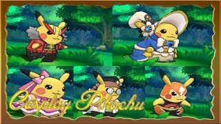 Pokémon ORAS: How to get and change Cosplay Pikachu´s costumes!