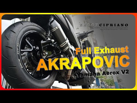 Akrapovic Slip-on Full Exhaust | Unboxing | Sound Check | Yahaha Aerox 155 V2 | DIY Installation