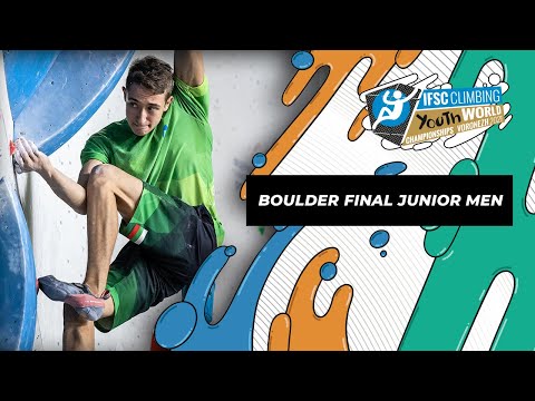 🇬🇧 IFSC Youth World Championships Voronezh 2021 || Men's Boulder final J