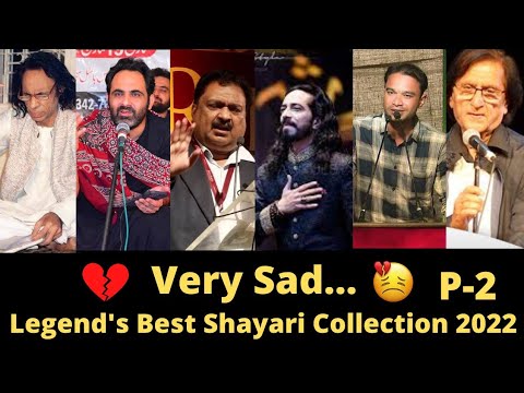 Very Sad Legend's Best Shayari Collection 2022 | Tahzeeb Hafi | Waseem Barelvi | Jaun Elia | Poetry