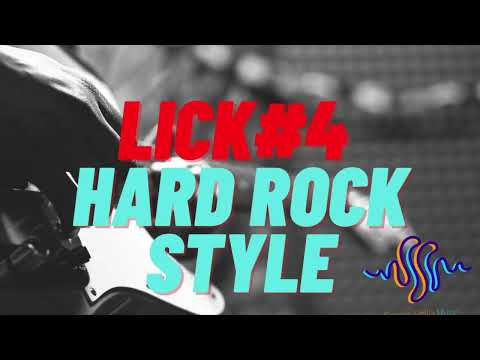 Hard Rock Pentatonic Minor Lick For Beginners! Very easy and powerful
