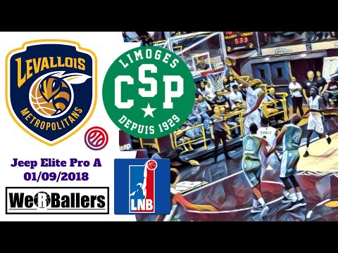 Levallois Metropolitans v CSP Limoges Pro A 01092018 by We R Ballers