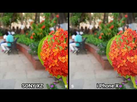 iPhone X Vs Sony Xperia XZ Camera test Comparison | iPhone X vs Xperia XZ | iPhone X speed test
