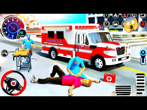 City Ambulance Rescue Driving - City Ambulance Van Emergency | Car Simulator | Android Gameplay 