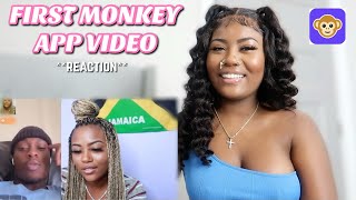 Reacting to my FIRST MONKEY APP VIDEO!! | Miya Sadé