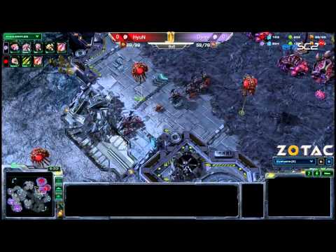 ZvZ Dana(PL) vs Hyun Daybreak Starcraft 2 HD polski komentarz Heart of the Swarm