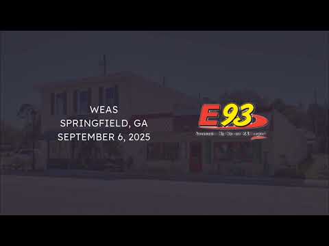 WEAS Springfield, GA (E93) | Sweepers (Station & 'Club 93') | September 6, 2025