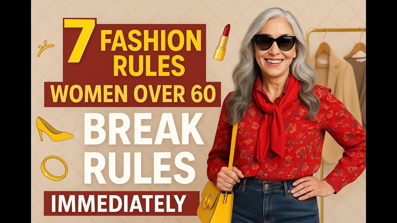 “7 Outdated Fashion Rules Women Over 60 Should Break NOW | Style After 60” #fashion #fashionover60