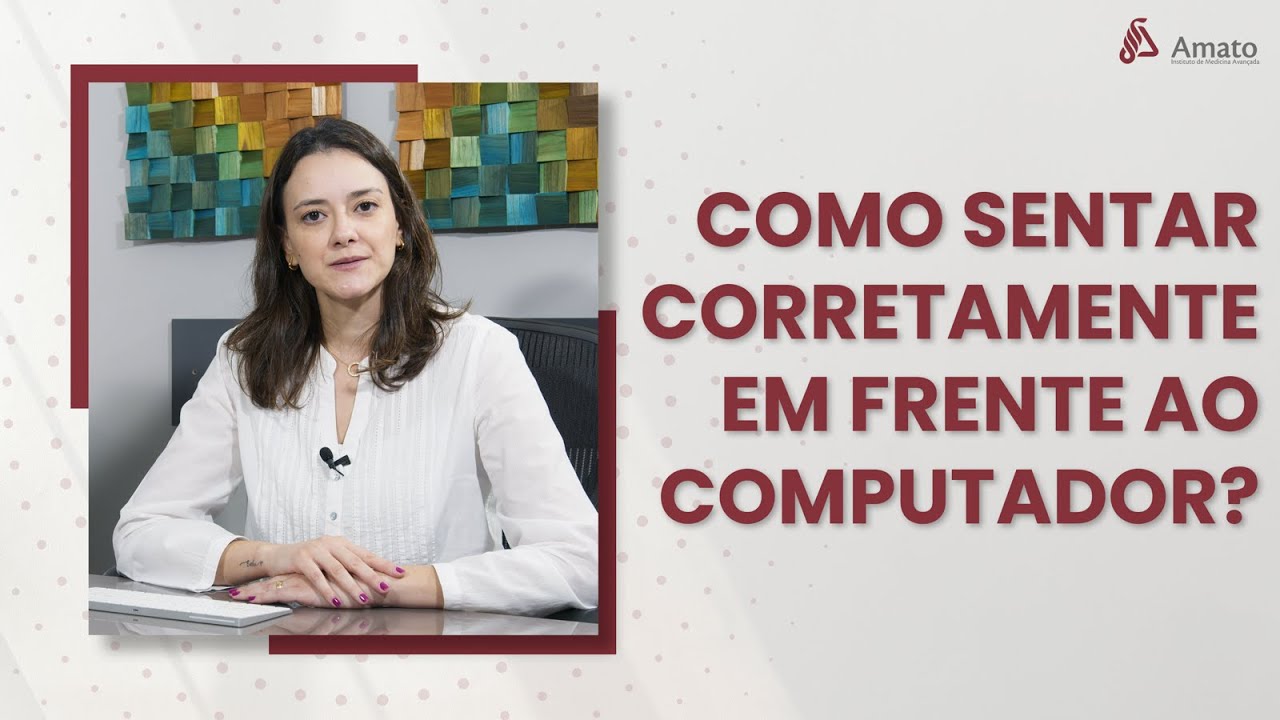 Qual a melhor posição para sentar em frente ao computador forma correta de sentar na cadeira