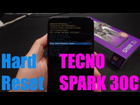 How To Hard Reset TECNO Spark 30C