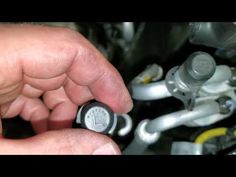 2016, 2017, 2018, 2019 & 2020 Kia Optima - A/C Low Pressure Port Location - To Recharge Freon
