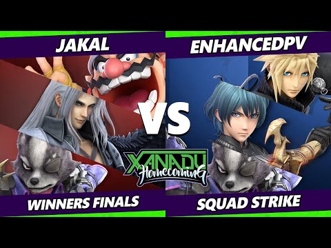 Xanadu Homecoming Squad Strike Winners Finals - Jakal Vs. enhancedpv - Smash Ultimate - SSBU