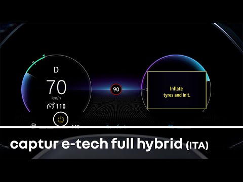 avviso di perdita di pressione degli pneumatici - Captur E-Tech full hybrid - Renault