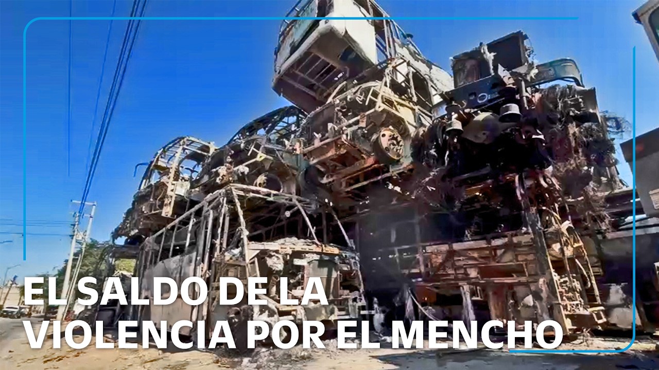 200 camiones robados, operadores muertos y daños, el saldo por a abatimiento de El Mencho