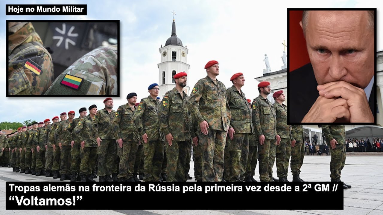 German troops on Russian border for first time since WWII – “We’re back!”