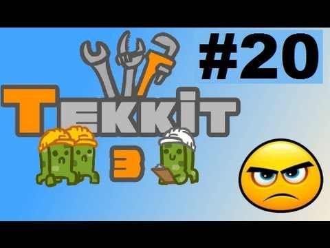 Tekkit With Grumpy E20 -  Man Cave Power Plant Using Cobblestone Generators and also the Greenhouse