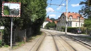 preview picture of video 'Grazer Straßenbahn - Graz Trams - Route 1 - Mariatrost to Reiterkaserne'