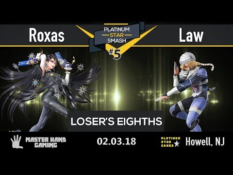 Platinum Star Smash 5 - Roxas (Bayo) vs Law (Sheik) - Loser's Eighths