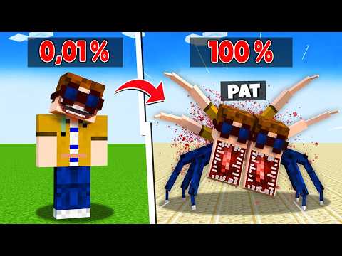 Ich ENTWICKLE MICH zum GRUSELIGSTEN SPIELER! (Minecraft)