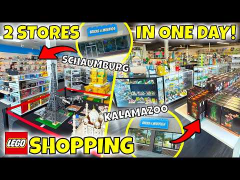 Video featuring Bricks and Minifigs Schaumburg store tour near Woodfield Mall