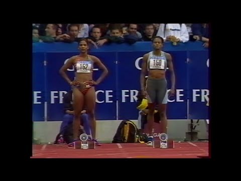 1998 Paris 100m Marion Jones vs Christine Arron