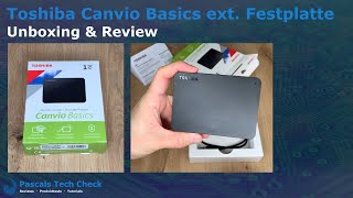 Unboxing & Review || Toshiba HDTB410EK3AA Canvio Basics Festplatte (USB 3.0 & 1TB)